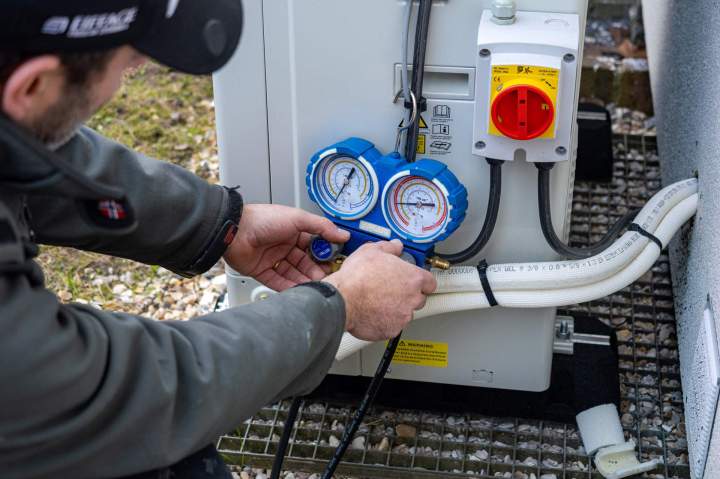 Pose de pompe à chaleur Gagny